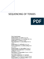 Sequencing of Tenses
