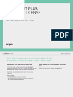 Cassannet Plus Webfont License