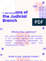 Lesson 9 Functions of The Judicial Branch
