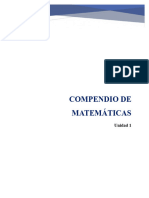Compendio de Matemáticas Unidad 1 Tema 1 y Tema 2 (Completo)