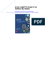 Instant Download Test Bank For Lets Code It 1st Edition by Safian PDF Ebook