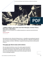 A MPB Se Debate - Uma Noite Com Chico Buarque, Caetano Veloso, Edu Lobo e Aldir Blanc - Revista Movimento
