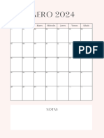 Agenda Calendario Enero Planificador Mensual Minimalista Rosa - 20240114 - 170645 - 0000