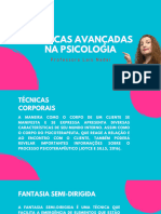 Técnicas avançadas na psicologia