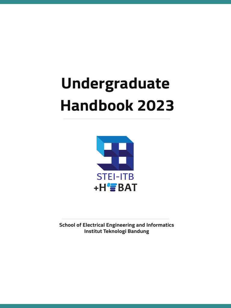 SEEI ITB Undergraduate Handbook 2023 | PDF | System On A Chip ...