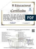 José Roberto Soares José Lito de Oliveira Pereira: Coordenador (A) Pedagógico Titular Do Certificado