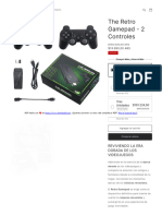 The Retro Gamepad - 2 Controles: Inicio Catálogo Contacto
