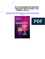 Instant Download Test Bank For Sonography Introduction To Normal Structure and Function 3rd Edition Curry PDF Scribd