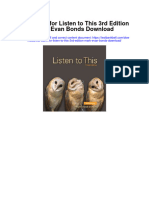 Instant Download Test Bank For Listen To This 3rd Edition Mark Evan Bonds Download PDF Ebook