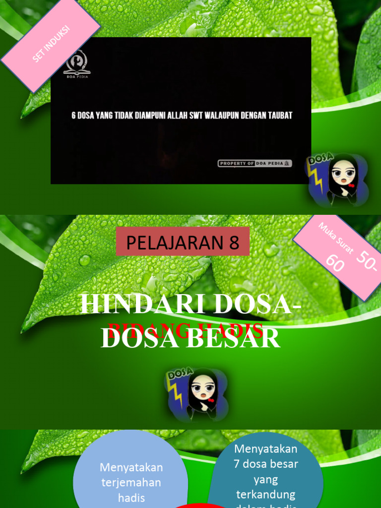 Pel. 8 Hindari Dosa-Dosa Besar | PDF