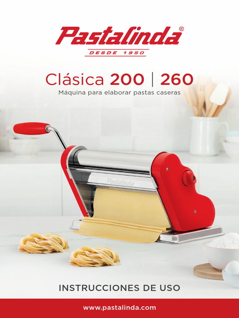 Manual de uso y recetas Pastalinda | PDF | Pasta | Cocinando