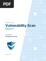 Vulnerability Scan: Prepared by