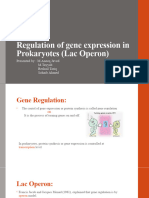 Regulation of Gene Expression in Prokaryotes (Lac Operon)