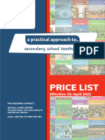 SBP Secondary Price List April 2022