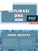 Kelompok 8 - Replikasi DNA - Kelas B PDF