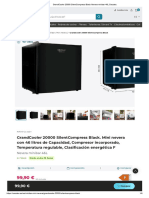 GrandCooler 20000 SilentCompress Black Nevera Minibar 46L Cecotec - Compressed
