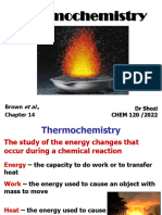 Thermochemistry - Slides 2022 - No Animation