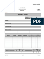 Anexo 2 Formato Programa de Auditoria