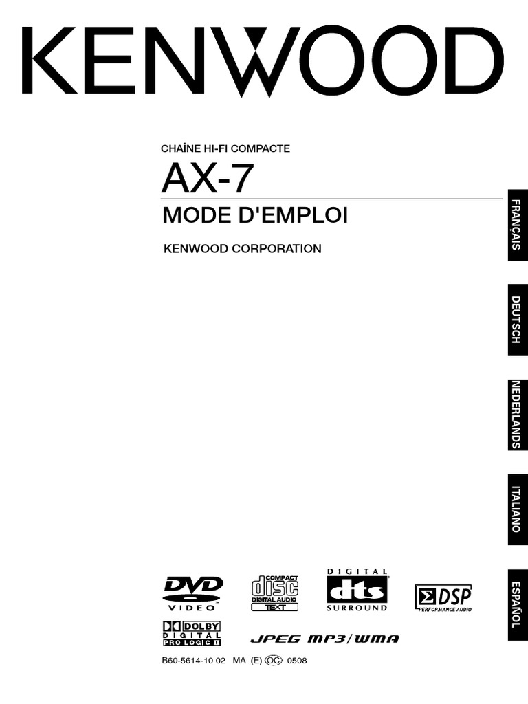 mode-d-emploi-kenwood-corporation-pdf