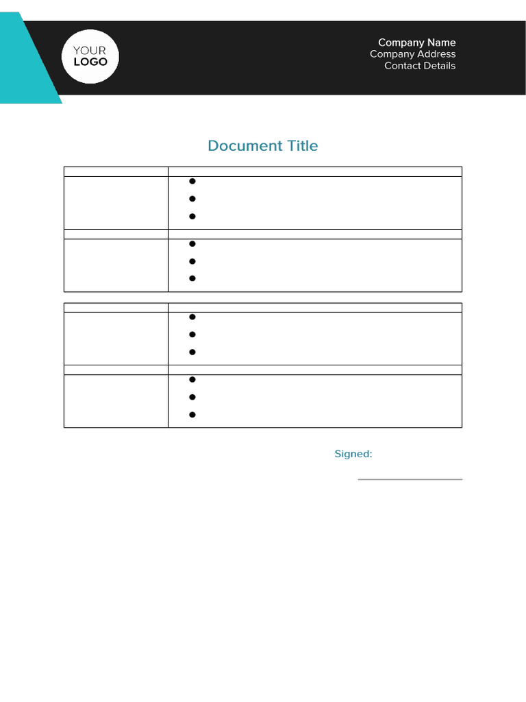 Blank Docs Template PDF