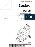Castex - wb20 - Scrubber Parts Manual