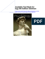 Instant Download Downloadable Test Bank For Psychology 8th Edition Gleitman PDF Scribd