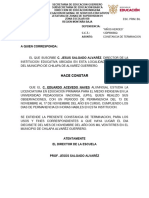 Carta de Terminacion