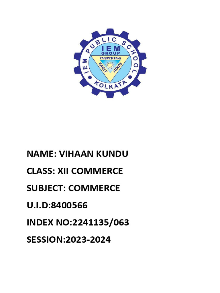 Project File Cover | PDF