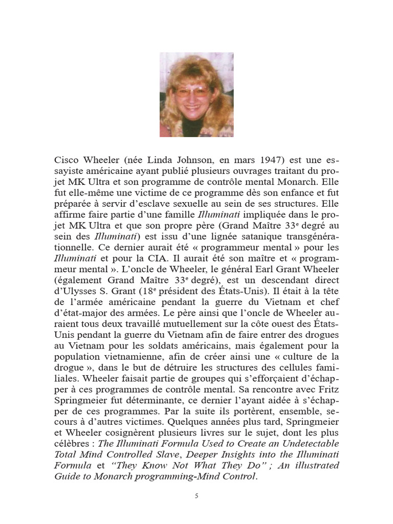 Pages de Extrait 1 Du Guide Du Programme de Contrôle Mental Monarch ...