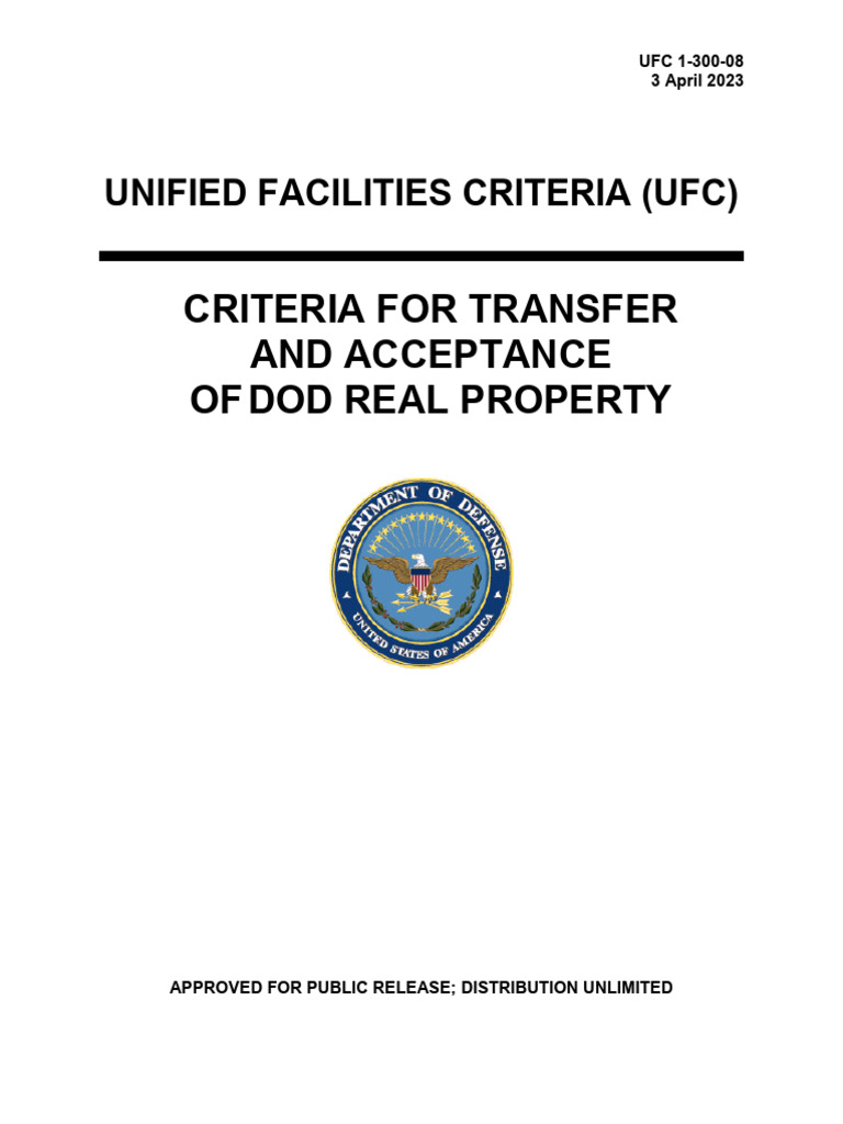 Ufc 1 300 08 2023 | PDF | United States Department Of Defense ...