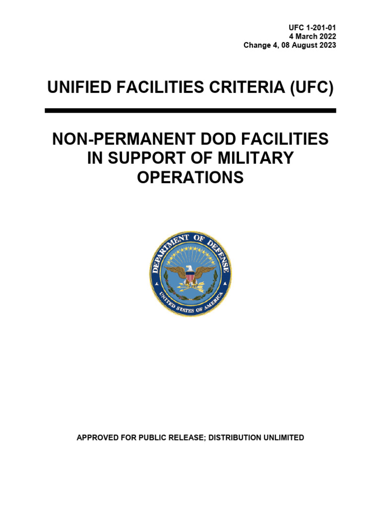 Ufc 1 201 01 2022 c4 | PDF | Plumbing | Waste