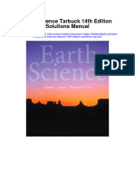 Instant Download Earth Science Tarbuck 14th Edition Solutions Manual PDF Scribd