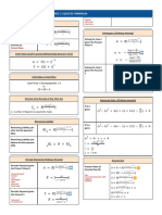 FDN BUSM Quiz #2 Formulas