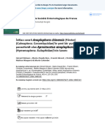 Description of Aprostocetus Anoplophorae N SP Hymenoptera Eulophidae A New Egg Parasitoid of The Invasive Pest Anoplophora Chinensis F Rster TR