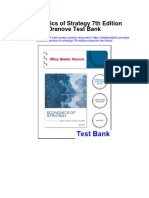 Instant Download Economics of Strategy 7th Edition Dranove Test Bank PDF Scribd
