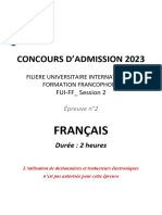 2023 FUI-FF Session Printemps SUJET FRANCAIS