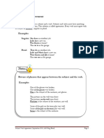 Subject Verb Agreement