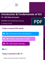 GIS and RS ML 7C. GIS Data Formats