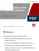 Adaptive SFN