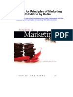 Instant Download Test Bank For Principles of Marketing 14th Edition by Kotler PDF Full