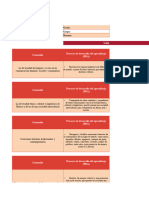 Contenido Procesos de Desarrollo Del Aprendizaje (PDA) : Guía de Observación - Español 1. Trimestre 1