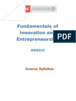 GEIE 222 - Course Syllabus