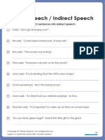 Direct Speech and Indirect Speech