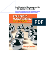 Instant Download Test Bank For Strategic Management in Action 6th Edition by Coulter PDF Scribd
