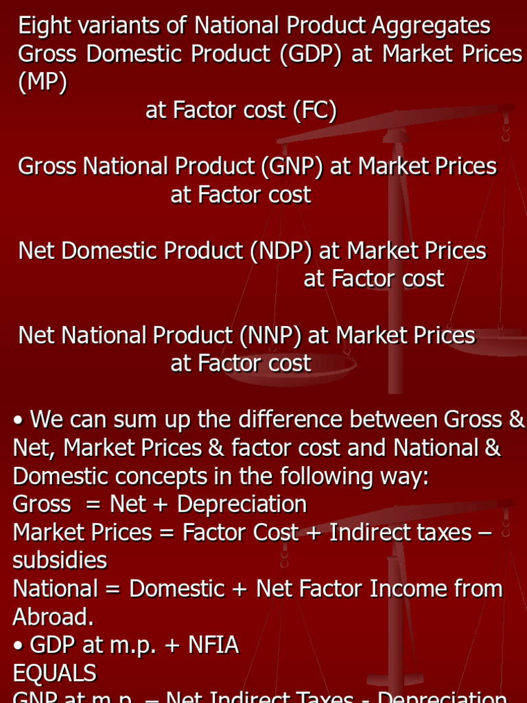 National Product Aggregates Explained | PDF | Gross Domestic Product ...