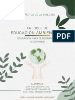 Enfoque de Educación Ambiental (EA) y Educación para El Desarrollo Sostenible (EDS)