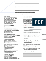 Atividades de Portugues para A Semana de 04 A 08 de Maio