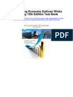 Instant Download Engineering Economy Sullivan Wicks Koelling 15th Edition Test Bank PDF Scribd