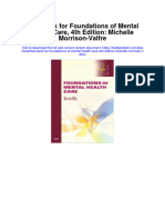 Full download Test Bank for Foundations of Mental Health Care 4th Edition Michelle Morrison Valfre pdf free