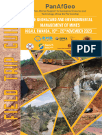 WP-E Geohazard and Environmental Management of Mines: Kigali, Rwanda, 19 - 25 November 2023